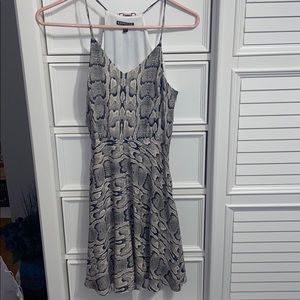 Snake patterned dress